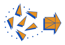 Logo voor een arbeids- en organisatie-adviesbureau.